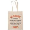 Tote bag - PLANETEE - Une Jardinière Aussi Géniale - Coton Fairtrade - Réutilisable - Imprimé en France
