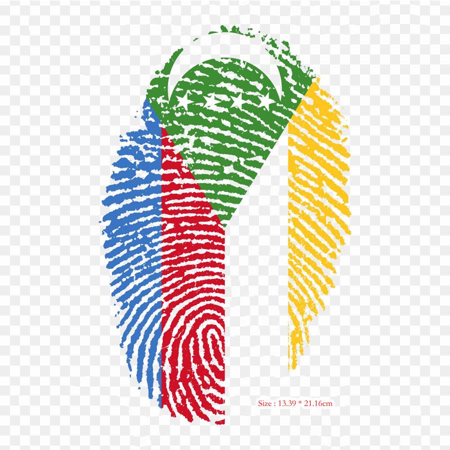 Finger Print Flag Of Haiti Fingerprint Haitian Creole Iron On Heat Transfer Printing Vinyl Patches Sticker for Clothes DIY Appliques Washable Patches