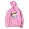 Printed Game Fortnite Sleep Eat Fortnite Repeat Casual Long Sleeve Hoodie Cotton