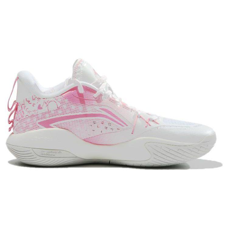 Li Ning Удобная амортизация, износостойкие низкие мужские баскетбольные кроссовки, розовые, ABPS047-2
