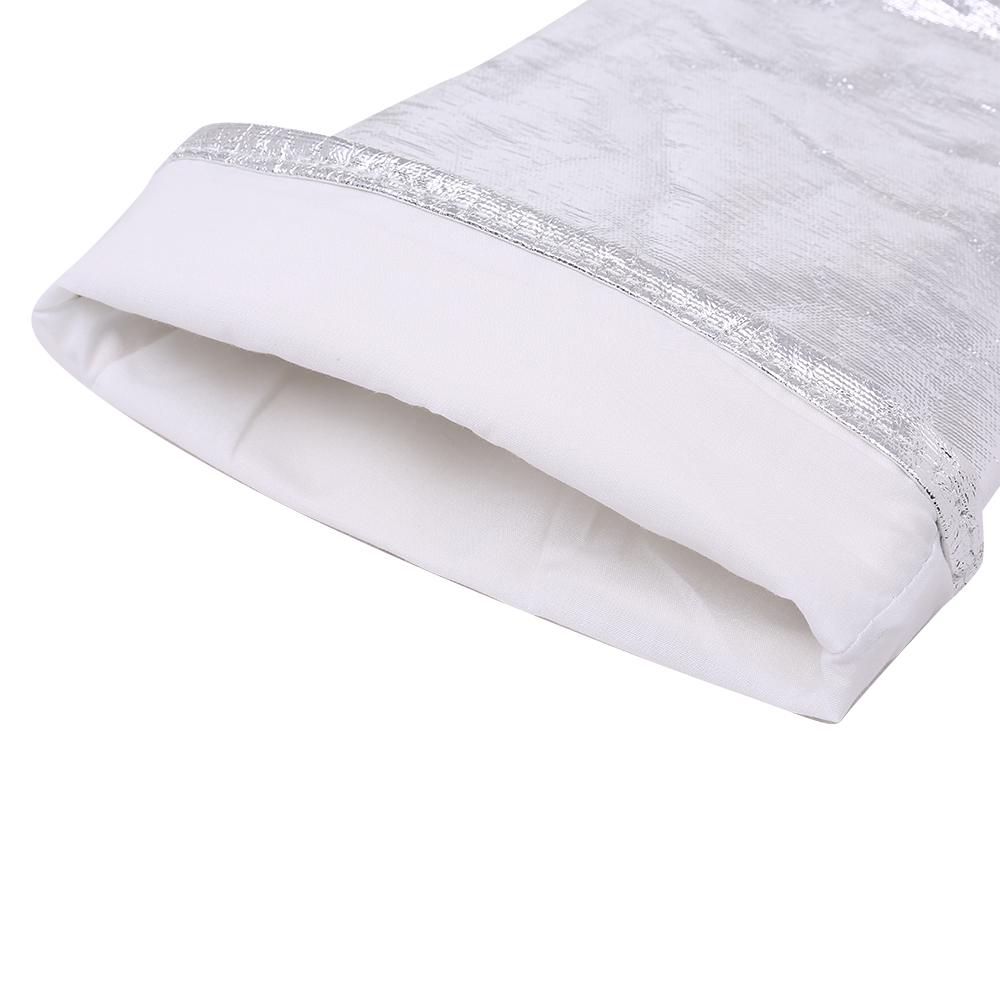 DA 105 1000 градусов Цельсия Алюминизированные термостойкие перчатки Высокотемпературные защитные рабочие перчатки Алюминиевая фольга