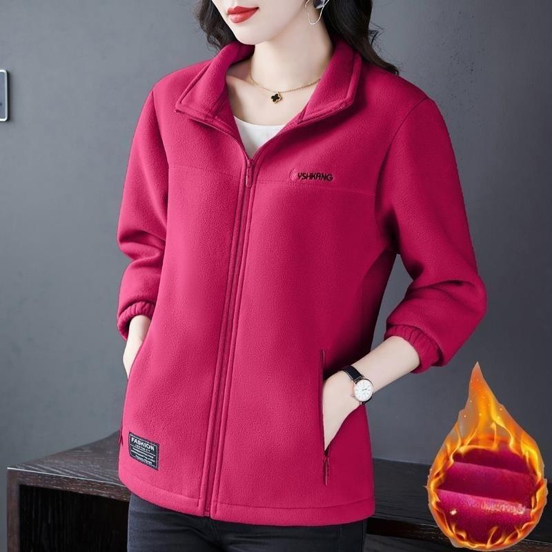 Флисовая куртка Polar Fleece Женская повседневная куртка Свитер Флис Теплый Утепленный Плюс Флис Свитер