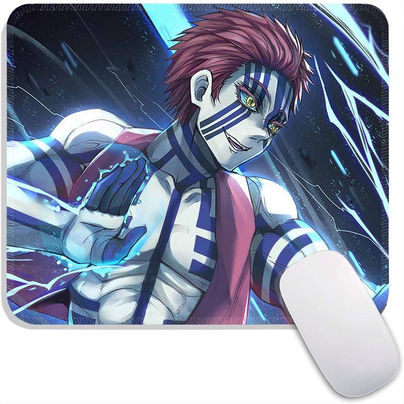 Anime Standard Mouse Pad Demon Slayer Gamer Mouse Mat Small Gaming Mousepad Travel Mouse Mats Non-Slip Office Mousemats