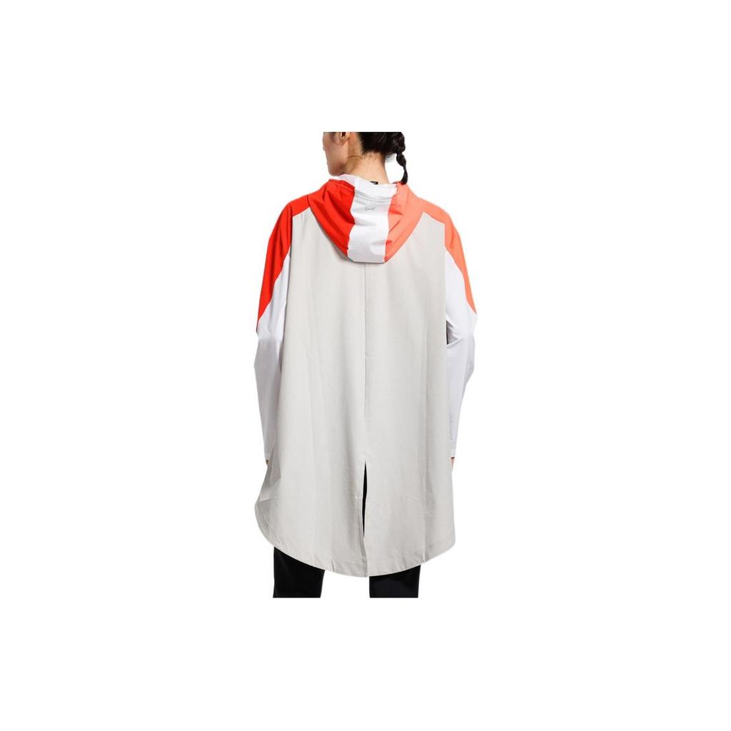 (WMNS) Under Armour Woven Graphic Anorak Jacket 'White Black Orange' Women's 1317852-100