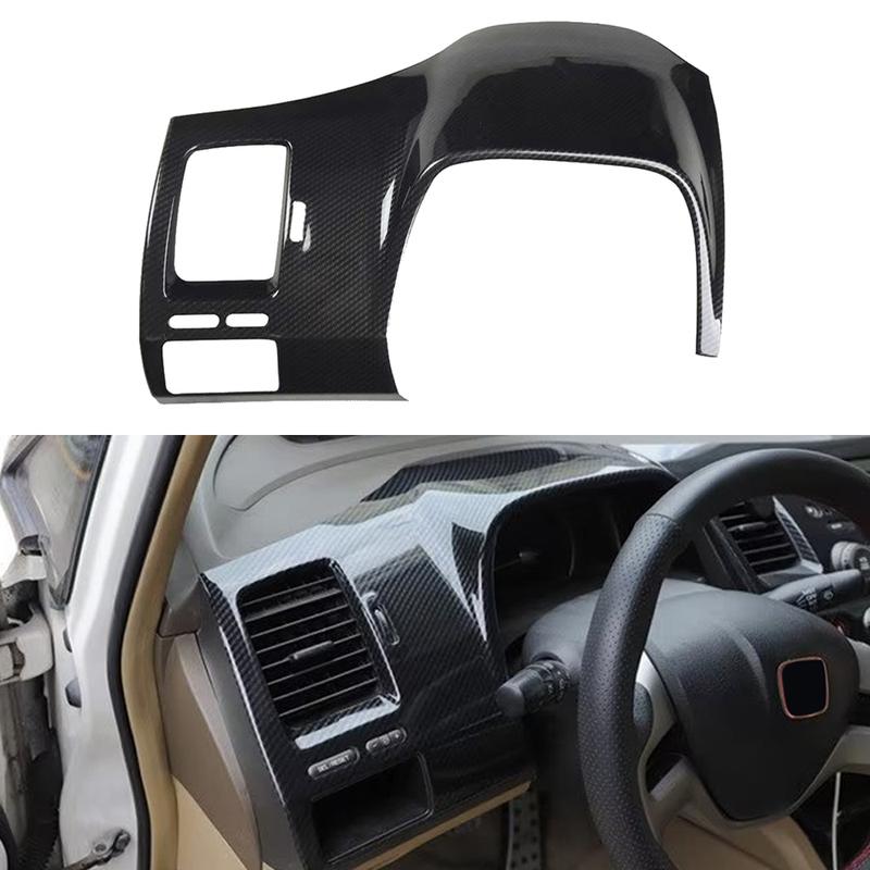 For Honda Civic 4 Doors 2006-2011 Car Accessories ABS Dashboard trument AC Vent Cover Trim 1PC