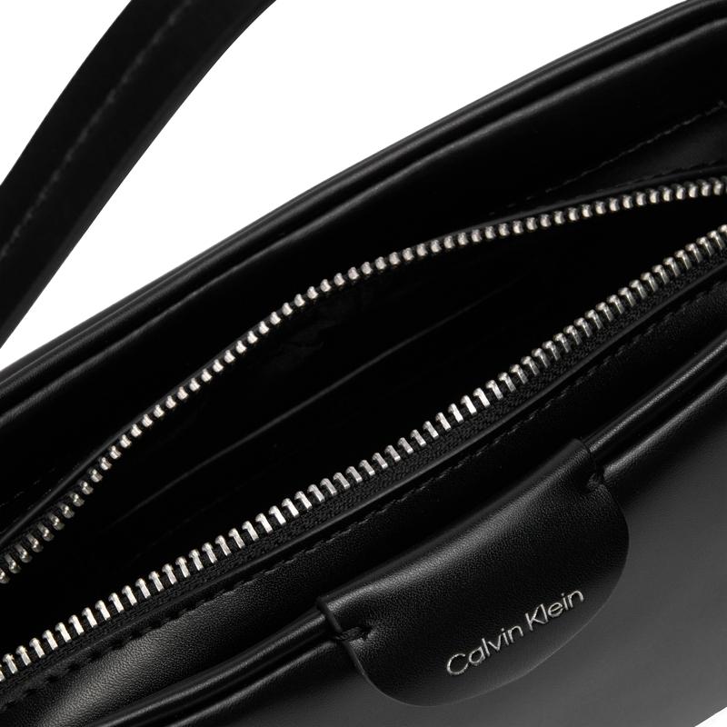 Calvin Klein Элегантная повседневная модная универсальная сумка-тоут для поездок на работу женские сумки Космический черный 4F3370G-UB1