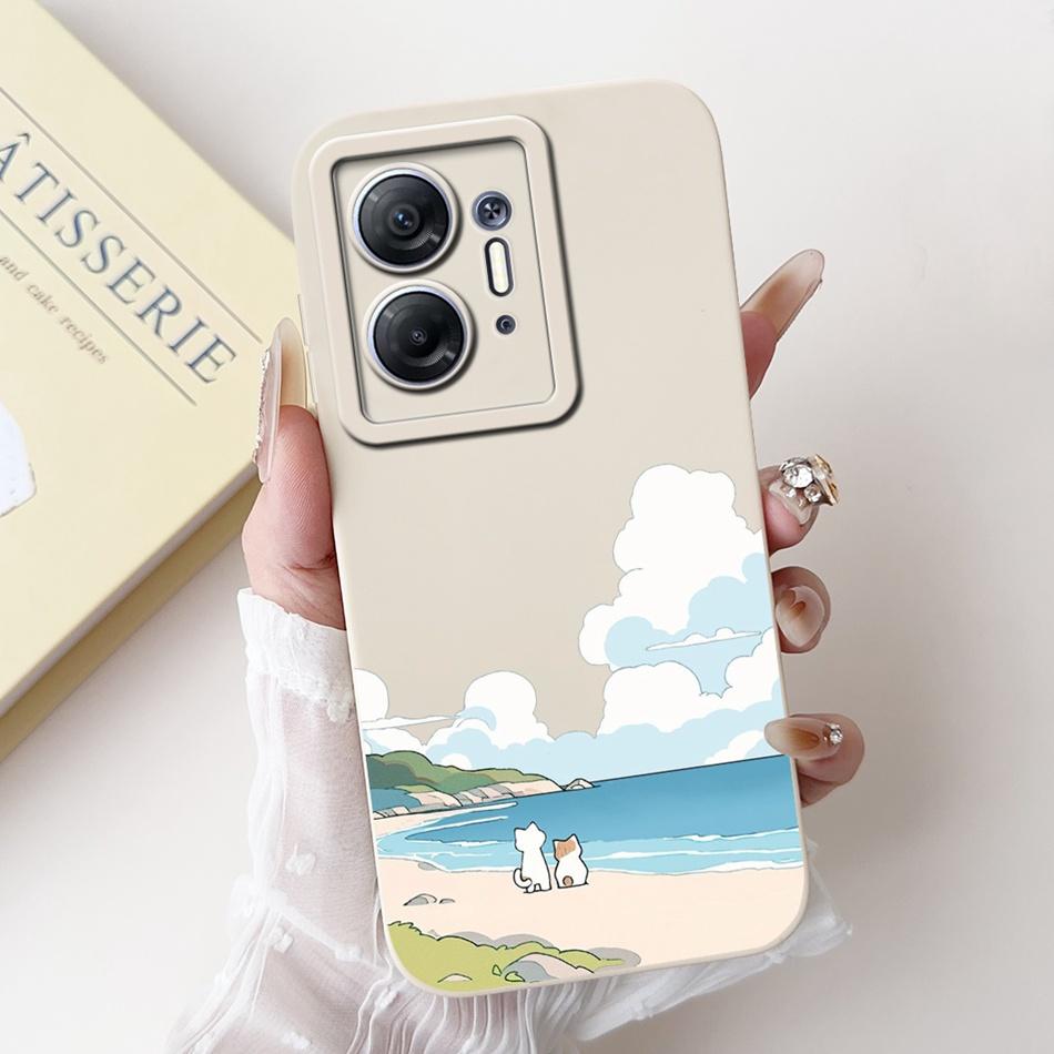 For Infinix Hot 30 5G Cute Panda Rabbit Cartoon Phone Case For Infinix Hot30 5G X6832 Soft Silicone Shockproof Cases