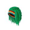 Thick Reggae Dreadlocks Knitted Hat Synthetic Hair Braid Hat Hip Hop Beanie  Balaclava