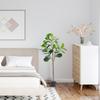 Artificial Fiddle Leaf Fig Tree, 5 FT, Secure PE Material & Anti-Tip Tilt Protection Low-Maintenance Faux Plant, Lifelike Green Fake Potted Tree for