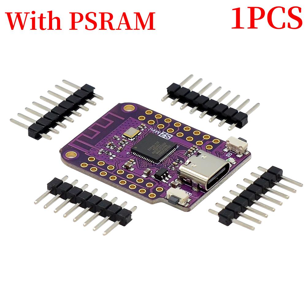 1/2PCS ESP32 S2 Mini WIFI IOT Board Based ESP32-S2FN4R2 ESP32-S2 4MB Flash Type-C Connect Arduino Compatible with MicroPython
