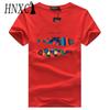 HNXC Cotton Short Sleeve T-shirt Men's Fashion Loose Half Sleeve Shirt Printed Compassionate Shirt