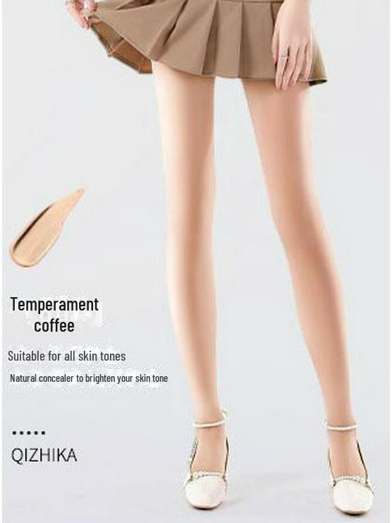 Ультратонкие женские летние чулки телесного цвета: Колготки с защитой от зацепов, невидимые, прочные, украшающие кожу.