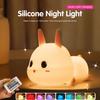1 шт. Meng Rabbit Timing Night Lamp LED Emergency Light Room Decoration Light Birthday Party Gift