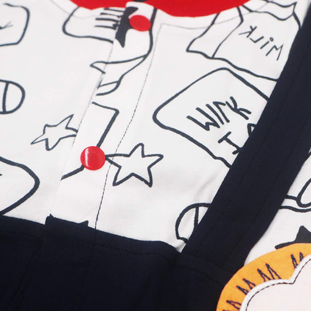 Бейсбол Зима Осень Длинный Рукав Детская Одежда Новорожденные Нижнее Белье Ромпер Комбинезон Детская Одежда Открытый Перед Детский Ромпер Комбинезон 02 B [GORBAST] Мальчиков