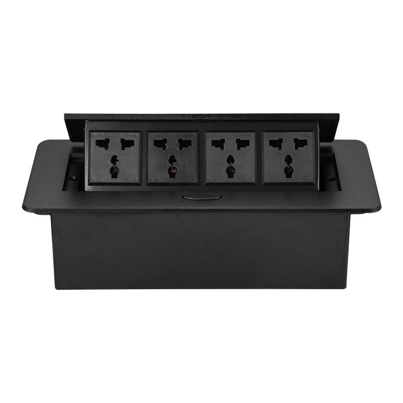 Бытовая настольная универсальная розетка с USB, встроенная в столешницу, выдвижная настольная розетка