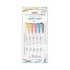 Zebra Fluorescent Pen Mild Liner Brush Friendly Mild Twin Type 5 Color Set WFT8N5CN