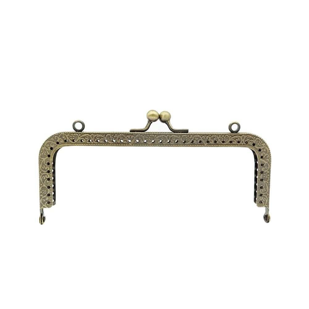 Bag Hardware Purse Frame Kiss Clasp Vintage Purse Frame Mini Bag Kiss Clasp Lock DIY Craft