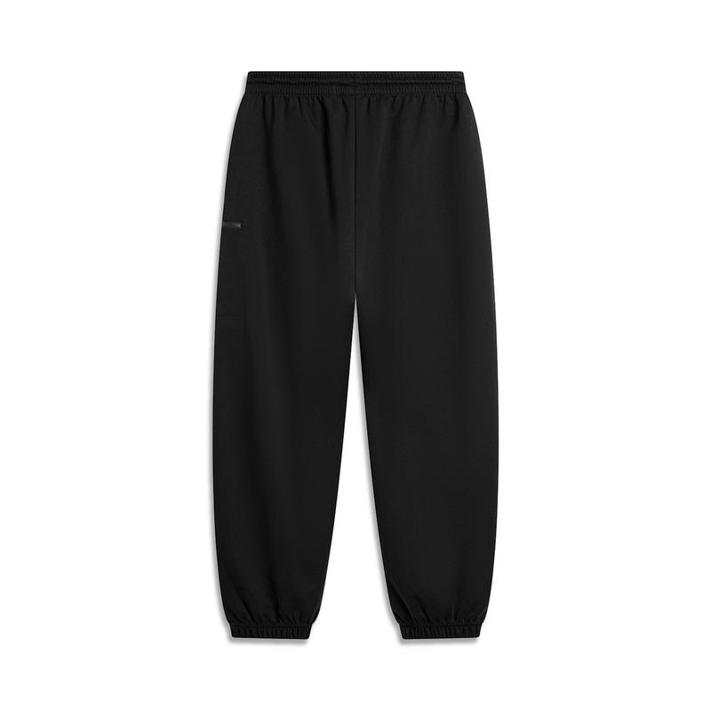 Li Ning Коллекция культуры Китая Трикотажные спортивные штаны Мужские Черные AKLU319-2