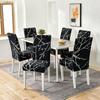 1/2/4/6 Pieces Printed Chair Cover Washable Big Elastic Kitchen Chair Covers Stretch Seat Slipcovers For Dining Room Home Decor