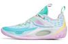 Li Ning Wade 808 2 Амортизация Нескользящие Износостойкие Низкие Баскетбольные Кроссовки Мужские Бело-Синие ABPT017-1