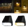 Solar Wall Light Outdoor Waterproof LED Smart Light Control Wall Lamp Street Garden Stair Fence Outdoor Decorative Wall Light