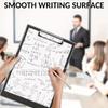 Side Opening Writing Board Double-layer Clipboard Organizer Storage Clipboard  Office Accessories