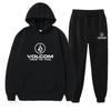 2025 новый мужской спортивно-повседневный костюм Volcom мужской модный костюм мужской осенний новый комплект из двух предметов с капюшоном