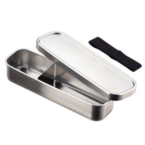 Kobo Aizawa Stainless Steel Bento Box, Slim, Square, Single Tier, 70133
