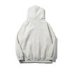 ESSENTIALS 1977 Double-Line Flocking Letter Hooded Sweatshirt for Men and Women