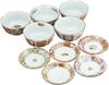 Tableware Nishikiko Imari Plate Set Japanese Bowl X5pcs and Plate X5pcs Set Set Porcelain/Size(cm) 12x5.6, 11.3x2/No099994