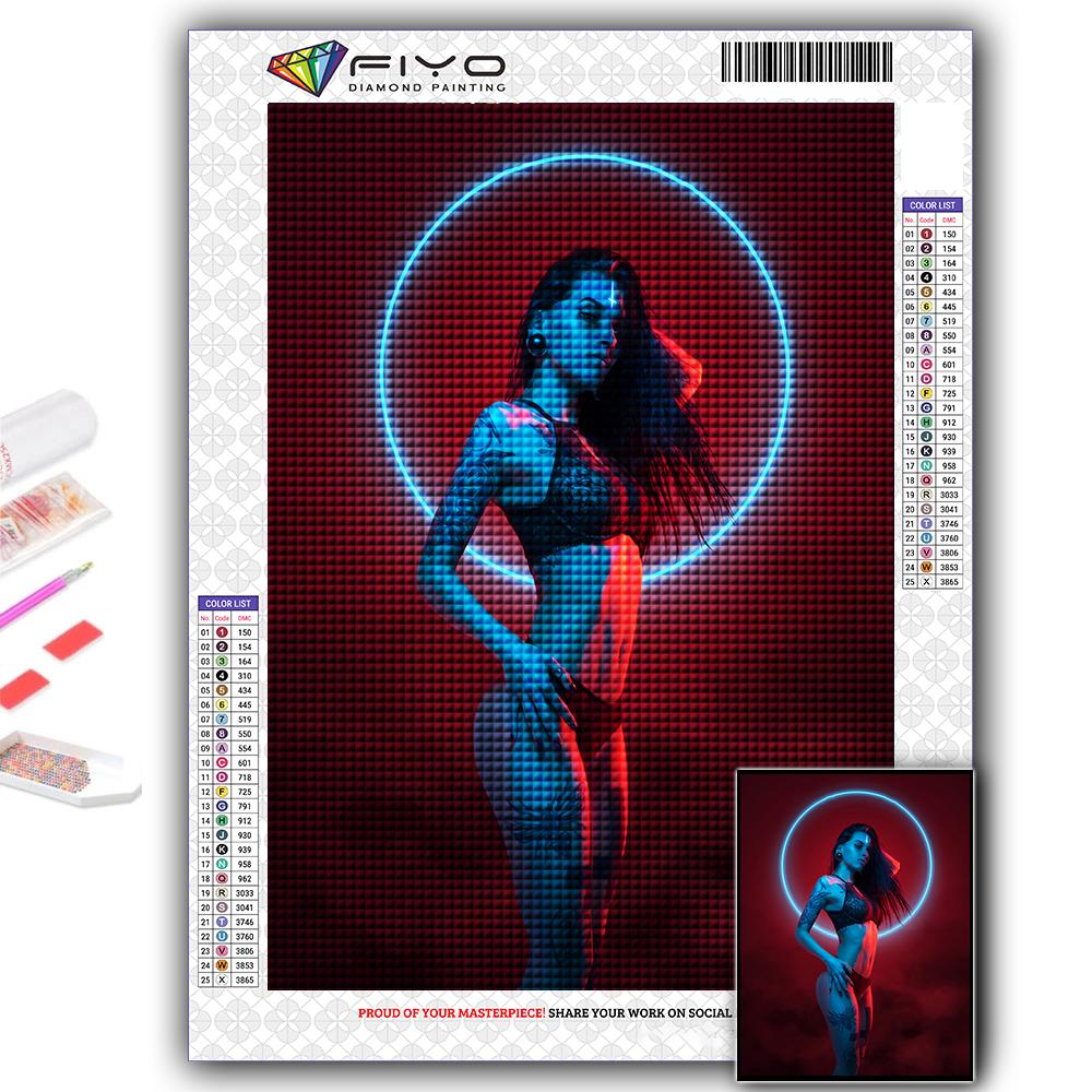 DIY 5D алмазная живопись Киберпанк сексуальное искусство вышивка крестом комплект полная дрель вышивка мозаика художественная картина стразы подарок