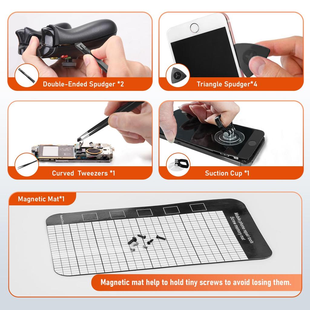 Набор прецизионных отверток JOREST 152 в 1, магнитный, специальный инструмент, отвертка Torx T5 T6 T7 T8 T9 T10, набор звездчатых отверток Torx подходит для iPhone