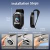 BROB8 Universal Car Sunshade Sunglasses Holder Storage Glasses Clip For BMW 1 3 4 5 6 7 Series M X1 X3 Performance Alpina G20 F20