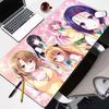Резиновая подставка под мышь To LoveRu HD Печать Клавиатура Настольные коврики Kawai Милая девушка Нескользящий коврик для стола XXLxсм Студенческий коврик для письма