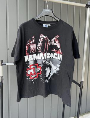 Винтажная футболка Rammstein Футболка рок-группы Линдеманн