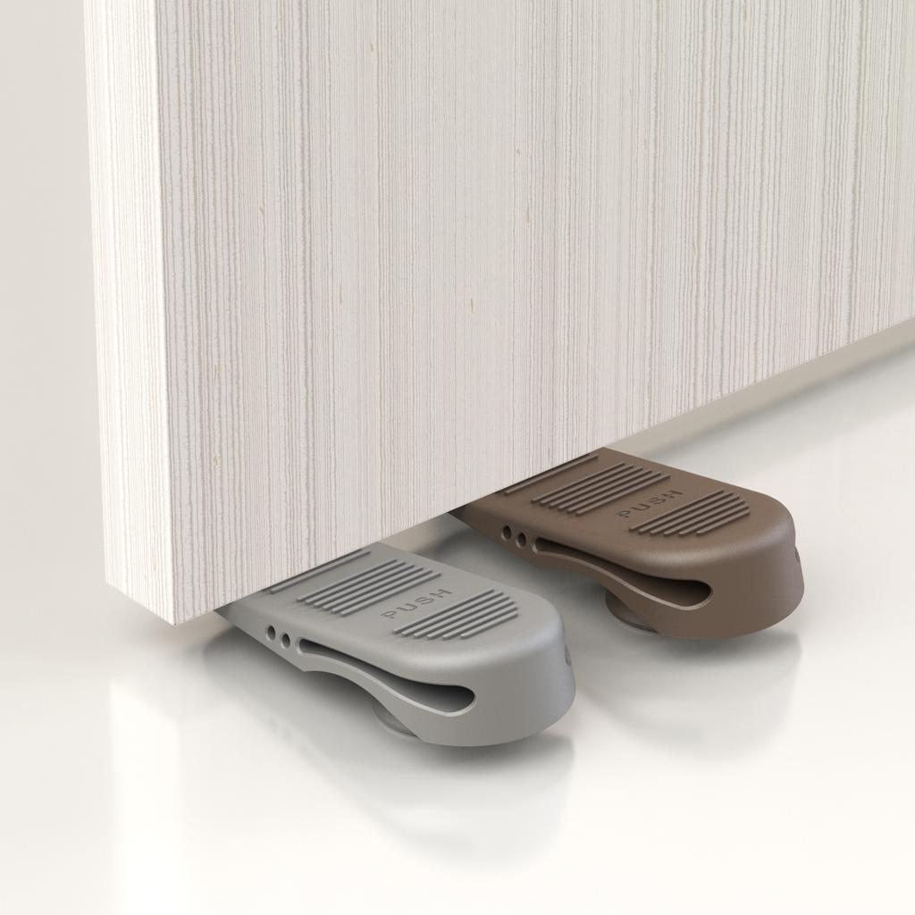 Силиконовый дверной стопор, амортизирующий блок, клин, защита для детской безопасности, дверной стопор, присоска для предотвращения столкновений с удобным хранением