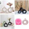 Nordic Style Circle Silicone Mold for DIY Flower Vase and Creative Decoration Versatile Silicone Mold for DIY Projects