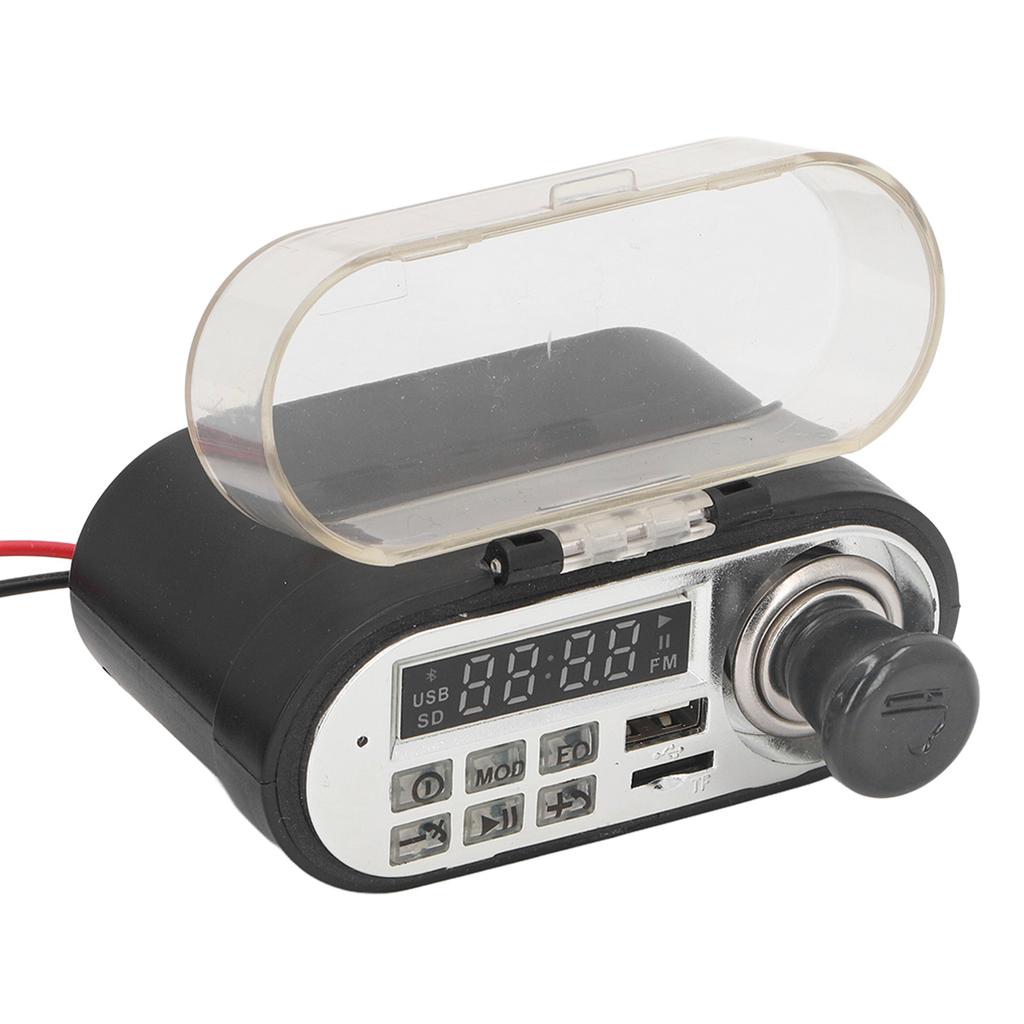 Waterproof Bluetooth Motorcycle Speaker Multifunction Fast Charging Usb Phone Charger with Cigar Lighter Socket