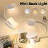Мини Книжный Зажим Лампа Светодиодная Настольная Лампа Защита Глаз 3 Цвета Питание от Батареек Ночник Портативная Прикроватная Студенческая Лампа для Чтения