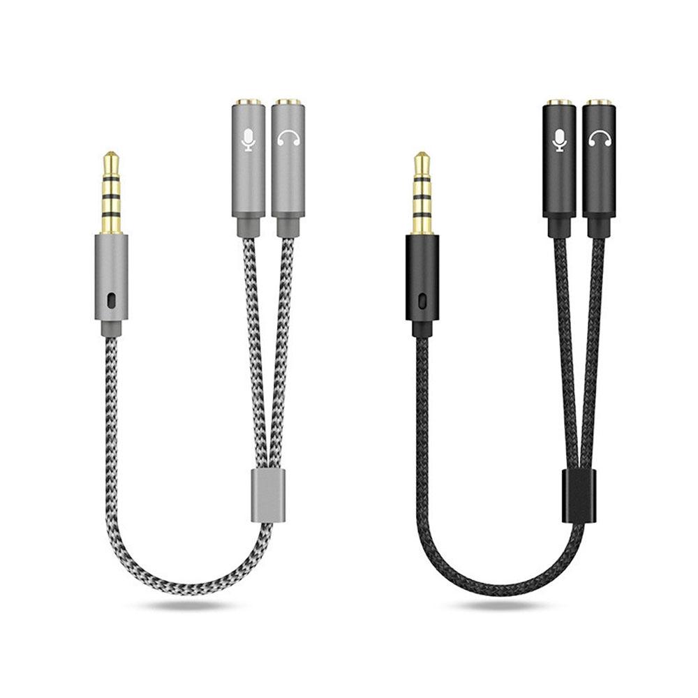 Cord Stereo Adapter Earphone 3.5 Mm Cable Cord Adapter Y Splitter Audio Cable Digital Cables