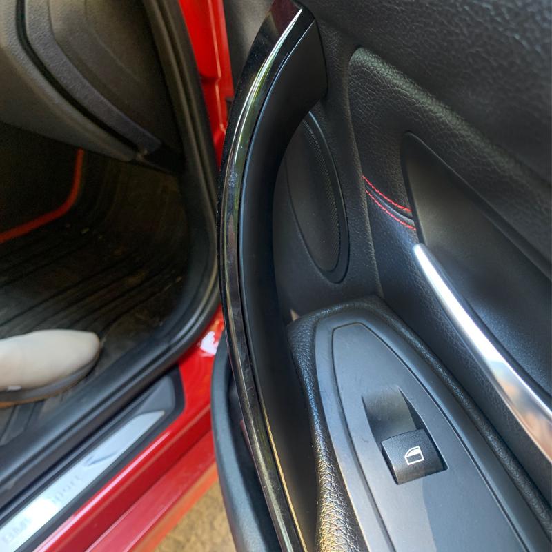 Car Inner Door Handle Trim Pull Grab Panel For BMW F30 F31 LCI 3 Series F80 M3 F32 F34 F35 F36 F82 M4 316d 316i 318d 320d
