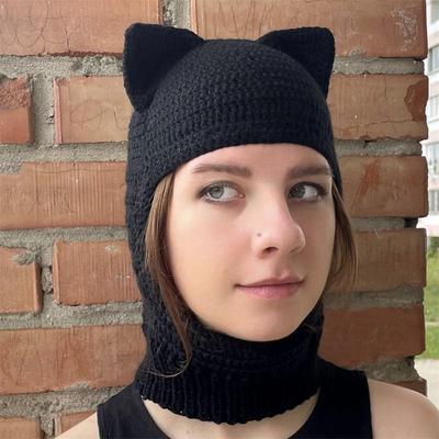 Новая вязаная крючком шапка-медведь с круглыми ушами ручной работы, модный и универсальный фотореквизит, детская шапка