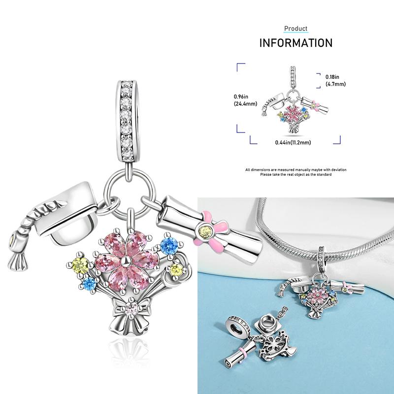 Copper Firefly Charm Love Mom Sea Turtle Beads Angel Wings Charms For Diy Original Bracelet Family Sister Jewelry