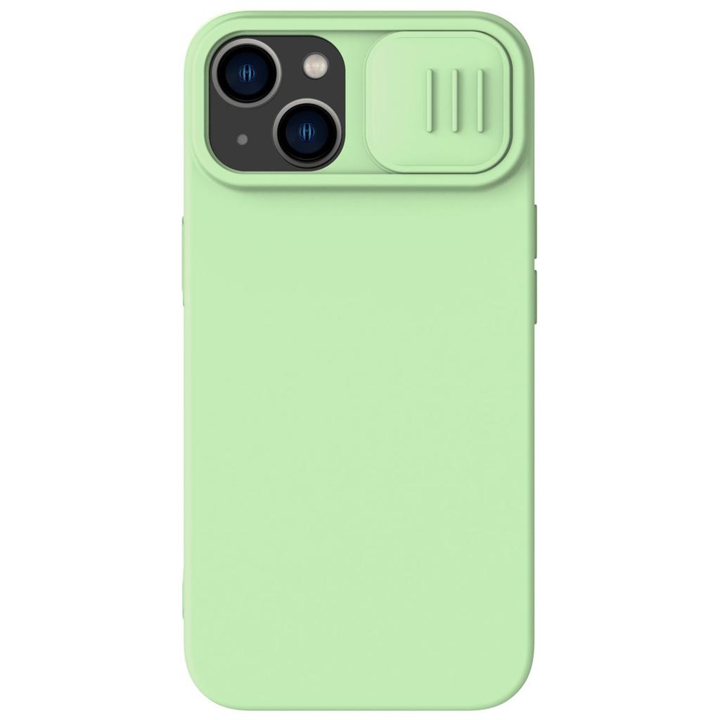 Nillkin CamShield Green Silicone iPhone 14 Plus Case with Camera Cover