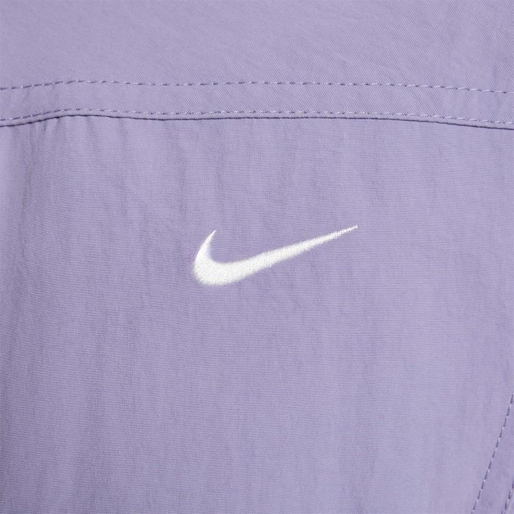 Nike Спортивная одежда SS25 Оверсайз Стойка Воротник Модная Повседневная Универсальная Куртка Женская Куртка Фиолетовый HJ1000527