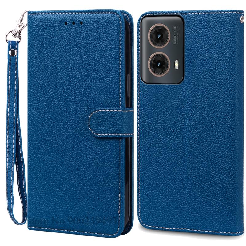 Для Moto G85 5G чехол-кошелек кожаный флип-чехол для Motorola G85 чехол мягкий силиконовый чехол-книжка для Motorola G85 5G чехол Fundas