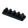 Elecom Cable Holder, Magnetic Type, 5 Pieces Fixed, Cable Clip, Cable Collection, Adhesive Fixation, Disconnection Prevention, Black, 5 Pieces EKC-CHS
