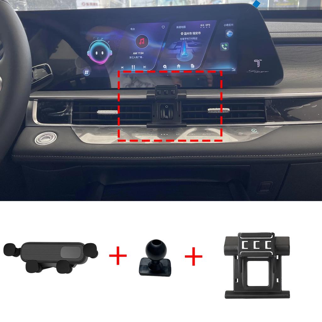 Автомобильный держатель для мобильного телефона для Chery Tiggo 8 pro max 2024 2025 Навигационная подставка Автоаксессуары GPS-кронштейн