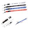 1pc Car Lanyard Straps Double-sided Logo Cell Phone Hanging Work Lanyard Car Keychain Auto Accessories Pendant Men Gift Key Ring