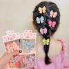 5PCS New Lovely Sweet Colorful Bow Girls Hairpins Children Headwear Hairgrip Hair Clips Hair Accessories